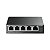 Switch Gigabit Profissional 10/100/1000 C/ 5 Portas (sendo 4 Poe) Tl-sg1005lp Smb [F023] - Imagem 1