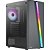 Gabinete Gamer Aerocool Blade Preto RGB Lateral Vidro [F002] - Imagem 1