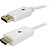 Cabo Displayport Para HDMI 2M Com Trava Branco 5+ [F002] - Imagem 1