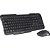 Kit Teclado e Mouse C3tech K-W10 Sem Fio Preto [F002] - Imagem 1