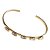 Pulseira bracelete com baguete cristal - Imagem 1