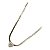 Colar choker fita com pingente coração cristal com zircônias - Imagem 1