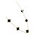 Colar trevo preto - Imagem 1