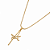 Colar fé dourado - Imagem 1
