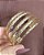 Bracelete pulseira  cobra dourado - Imagem 3