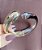 Bracelete pulseira  gota alongada bicolor - Imagem 3