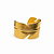 Bracelete pulseira folha dourado - Imagem 1