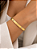 Bracelete pulseira  inspiração zircônia dourado - Imagem 2
