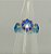 Anel flor de strass base ouro - Imagem 10