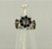Anel flor de strass base prata - Imagem 9