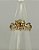 Anel flor de strass base prata - Imagem 7
