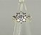 Anel flor de strass base prata - Imagem 4