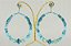 Argola com pedras - Imagem 3