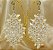 Brinco Aretha grande com pedras - Imagem 8
