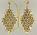 Brinco Aretha grande com pedras - Imagem 3