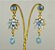 Brinco flor de strass base ouro - Imagem 10