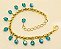 Pulseira de corrente ouro com pingentes - Imagem 7