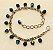 Pulseira de corrente prata com pingentes - Imagem 1
