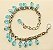 Pulseira de corrente prata com pingentes - Imagem 2
