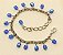 Pulseira de corrente prata com pingentes - Imagem 4