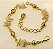 Pulseira partezinhas com pedras - Imagem 1