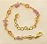 Pulseira partezinhas com pedras - Imagem 2