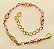 Pulseira de partezinhas com cristal - Imagem 3