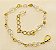 Pulseira de partezinhas com cristal - Imagem 10