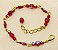 Pulseira de partezinhas com cristal - Imagem 9