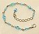 Pulseira de partezinhas com cristal - Imagem 5