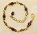 Pulseira de partezinhas com cristal - Imagem 8
