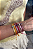 Pulseiras de Tecido e Brinco Ponto de Luz - Imagem 3