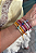 Pulseiras de Tecido e Brinco Ponto de Luz - Imagem 2