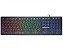 Teclado Gamer Steampunk Kmex Km76  Led rgb Abnt2 usb - Imagem 3