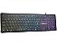 Teclado Gamer Steampunk Kmex Km76  Led rgb Abnt2 usb - Imagem 2
