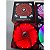 Fan cooler Hayom FC 1300 Leds Vermelhol 120mm para gabinetes - Imagem 2