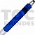 Caneta plástica touch com porta celular esferográfica azul ponta com borracha para celular e tablet - Imagem 5