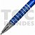 Caneta plástica, ponta com borracha para touch para celular e tablet, colorida metalizada, apoiador texturizado, recartihado, detalhes prata, esferográfica azul - Imagem 3