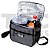 Bolsa térmica 6,0 litros, em nylon, com bolsos externos, alça para mão e ombro com mosquetão, com revestimento térmico - Imagem 1