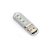 Luminária LED, conexão USB, formato de pen drive, corpo plástico com furo para porta cordão - Imagem 3