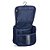 Necessaire em nylon colorido com alça superior, divisórias, bolso externo e gancho para pendurar - Imagem 3