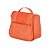 Necessaire em nylon colorido com alça superior, divisórias, bolso externo e gancho para pendurar - Imagem 5