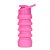 Squeeze 500ml, retrátil, em silicone, com tampa rosqueável, alça, bico e tampa protetora - Imagem 2