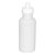 Squeeze 500ml, em plástico opaco branco, com detalhes em relevo, tampa rosqueável em diversas cores com bico em silicone - Imagem 5