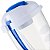 Copo 850ml, para salada, em plástico transparente, com garfo e compartimento para molho, coloridos e nas mesmas cores - Imagem 3