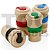 Copo 450ml, em fibra de bambu, ecológico, tampa rosqueável, luva e tampa para o bocal em silicone nas mesmas cores - Imagem 1