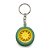 Chaveiro em plástico, formato de pneu, "roda” em plástico colorido com um lado liso para personalização, correntinha e argola - Imagem 8