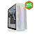 Gabinete gamer Thermaltake - H590 TG Snow ARGB - Mid Tower, Vidro temperado, ARGB - Imagem 1