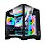 Gabinete gamer Liketec - Dasha Black - Mid Tower, Vidro Temperado, M-ATX, Sem Fan - Imagem 1