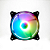 Kit Fan Liketec - Colorful - RGB, 3x 120mm, Black, Com Controladora - Imagem 2